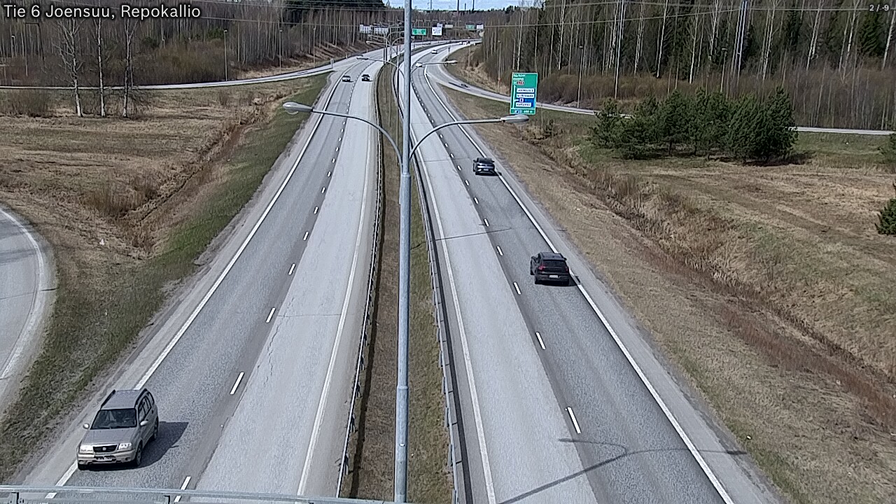 Kelikamerat Kuva Tie 6 Joensuu, Repokallio, Joensuu, Pohjois-Karjala
