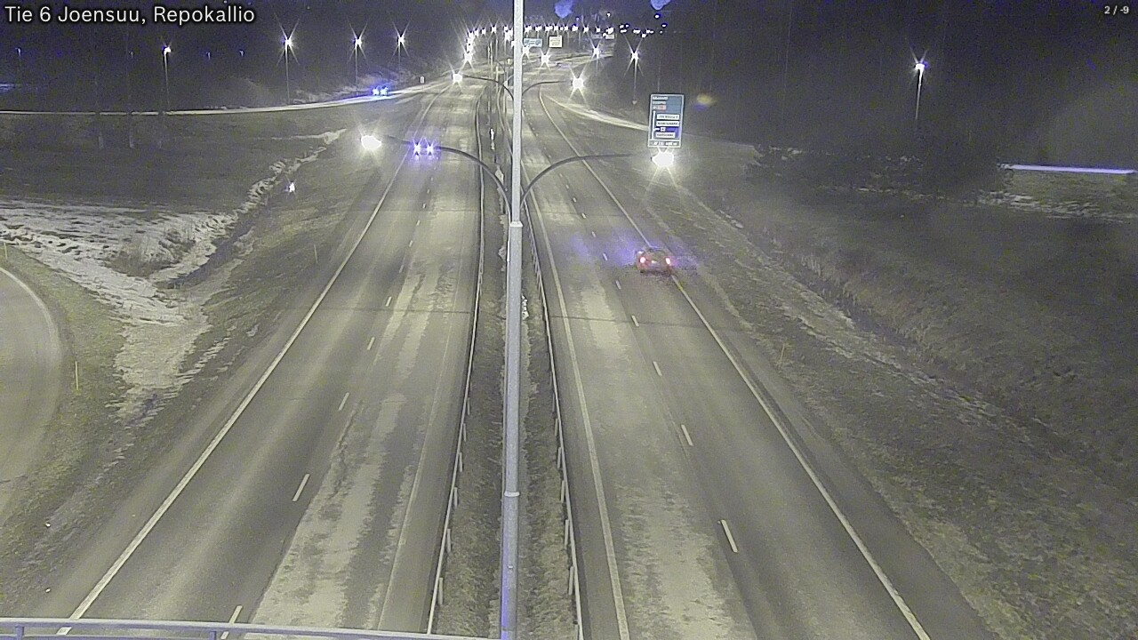 Kelikamerat Kuva Tie 6 Joensuu, Repokallio, Joensuu, Pohjois-Karjala