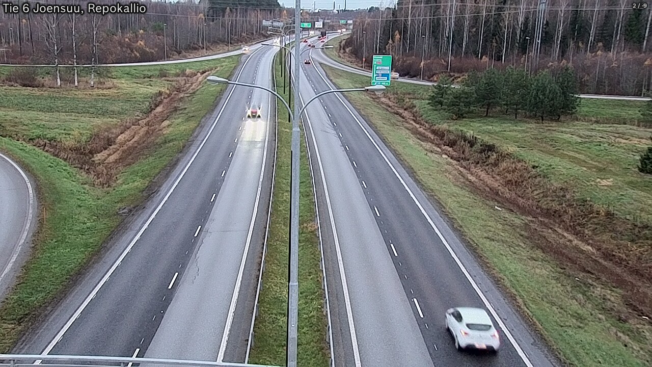 Kelikamerat Kuva Tie 6 Joensuu, Repokallio, Joensuu, Pohjois-Karjala
