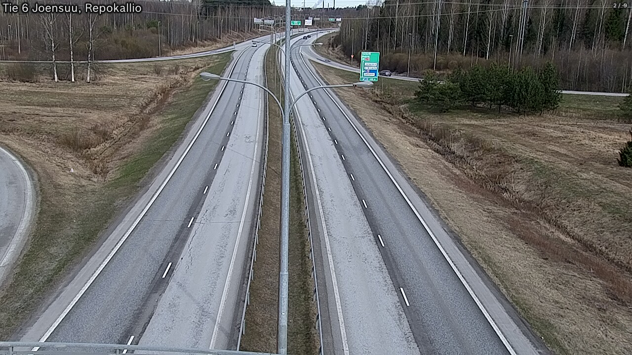Kelikamerat Kuva Tie 6 Joensuu, Repokallio, Joensuu, Pohjois-Karjala