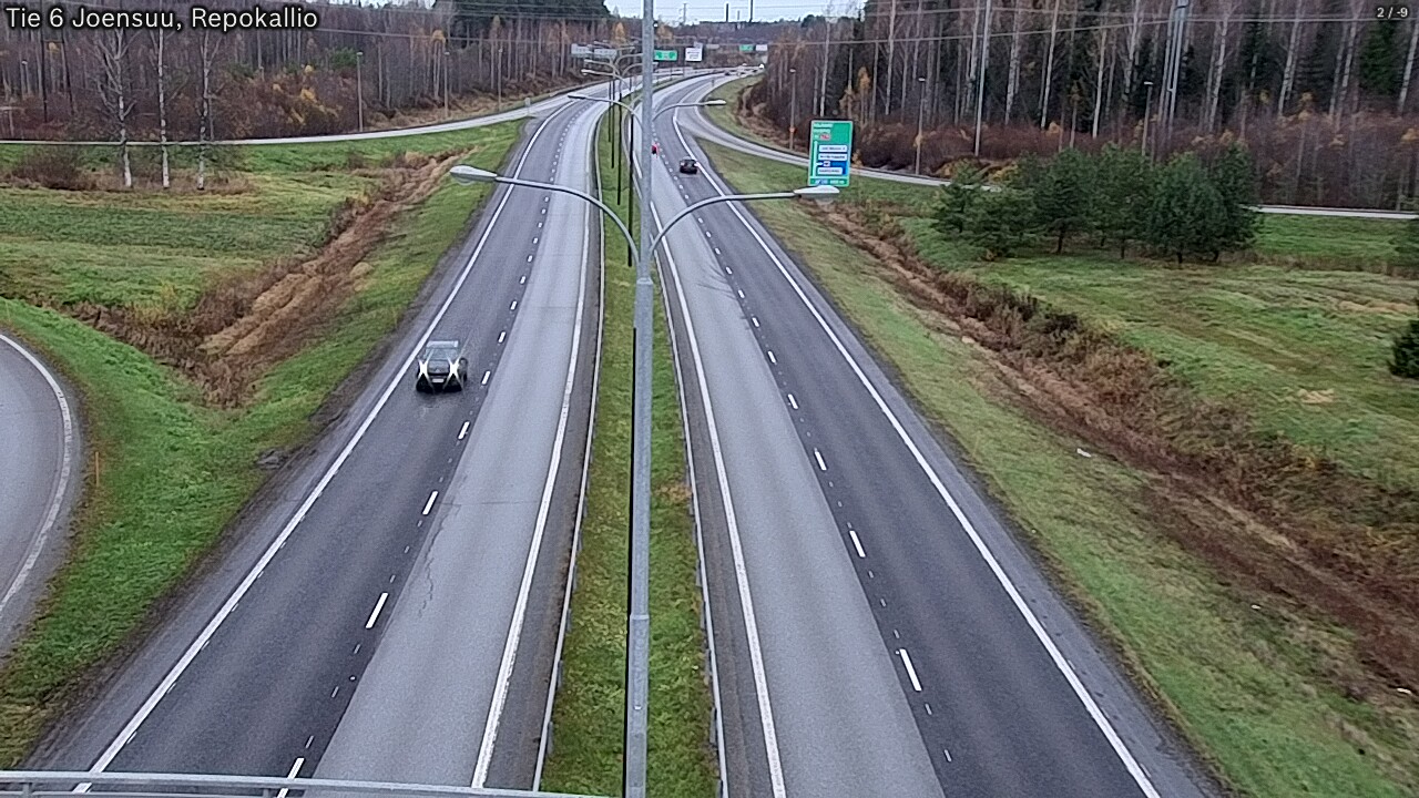 Kelikamerat Kuva Tie 6 Joensuu, Repokallio, Joensuu, Pohjois-Karjala