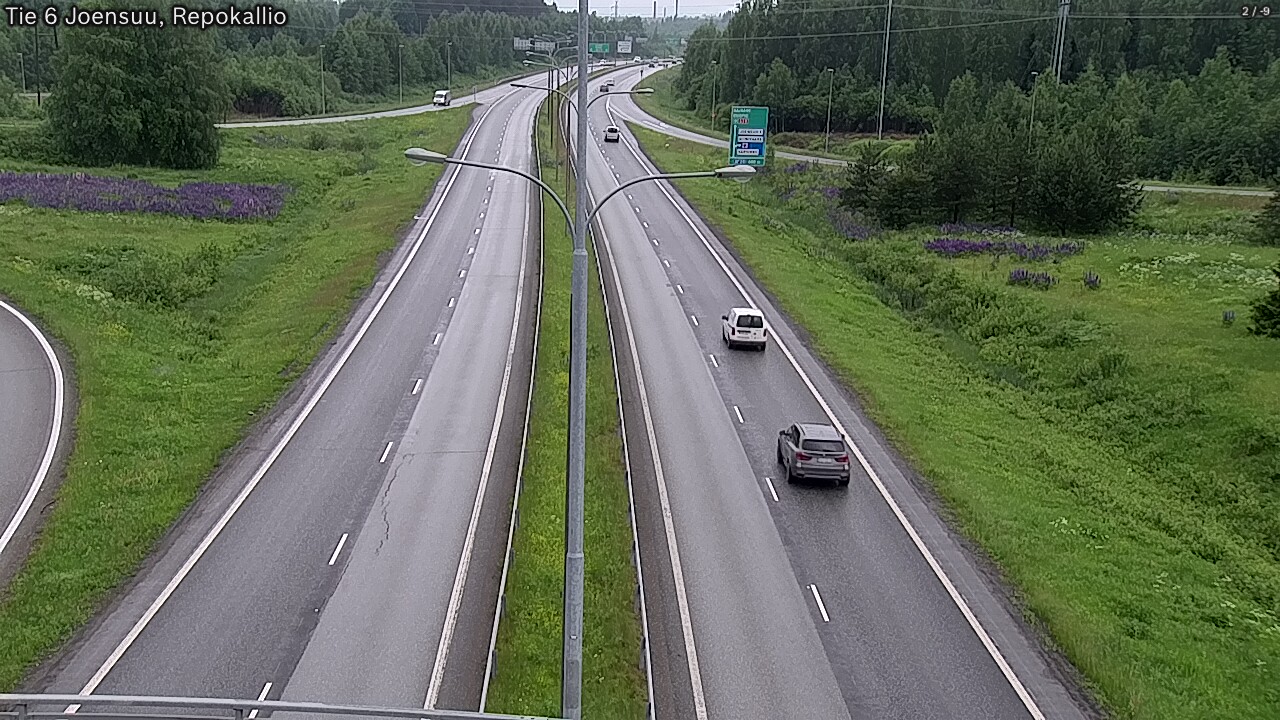 Kelikamerat Kuva Tie 6 Joensuu, Repokallio, Joensuu, Pohjois-Karjala