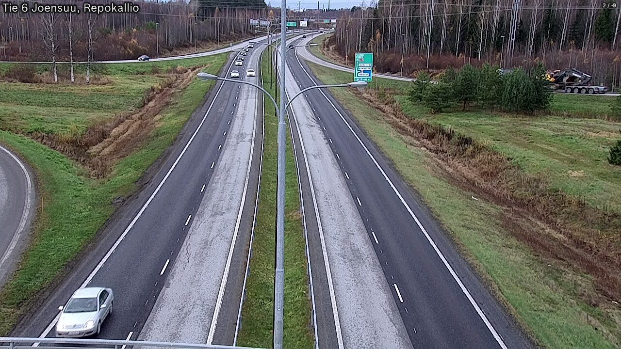 Kelikamerat Kuva Tie 6 Joensuu, Repokallio, Joensuu, Pohjois-Karjala