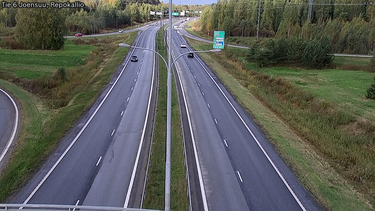 Weather Camera Image Road 6 Joensuu, Repokallio, Joensuu, Pohjois-Karjala