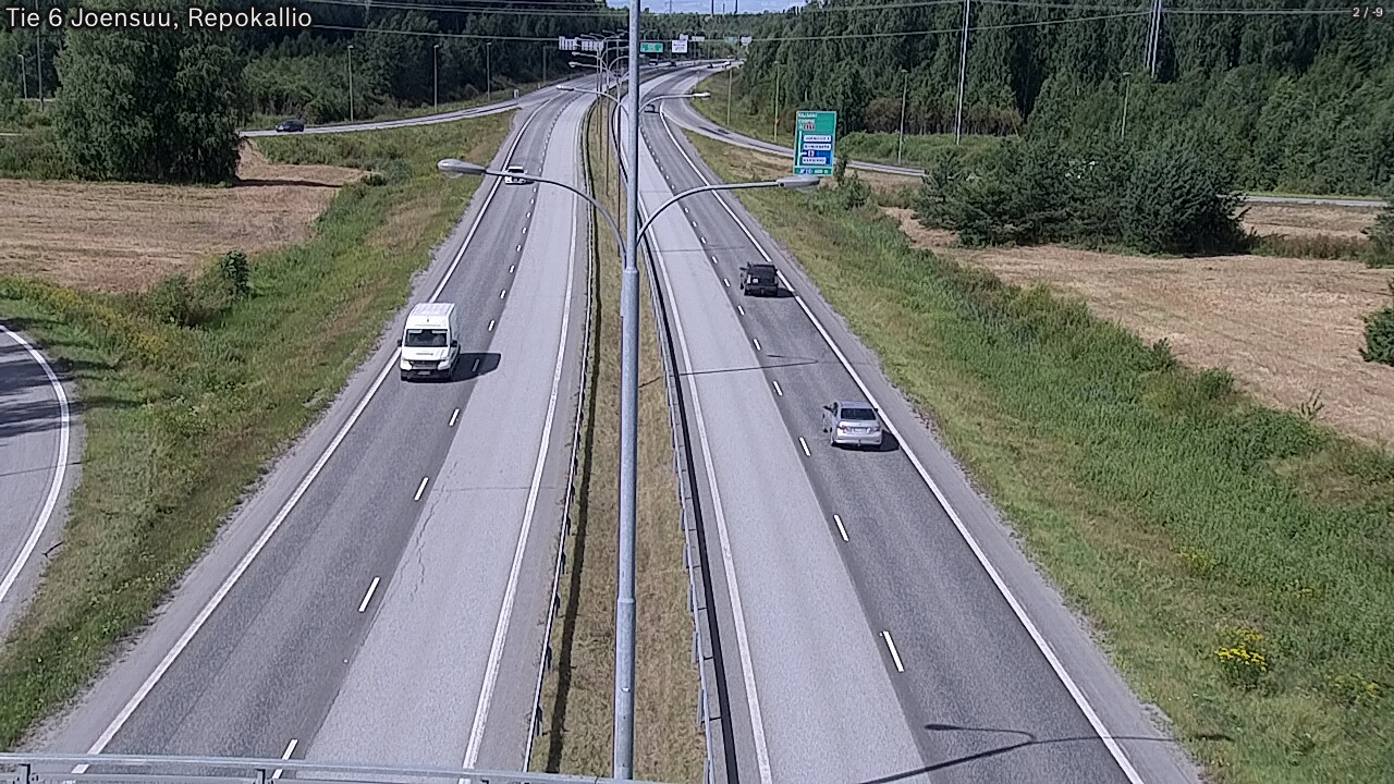 Kelikamerat Kuva Tie 6 Joensuu, Repokallio, Joensuu, Pohjois-Karjala