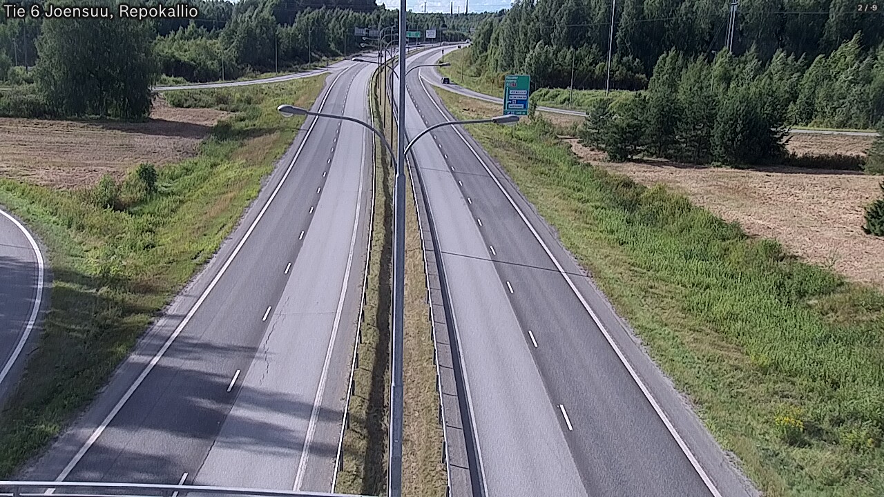 Kelikamerat Kuva Tie 6 Joensuu, Repokallio, Joensuu, Pohjois-Karjala