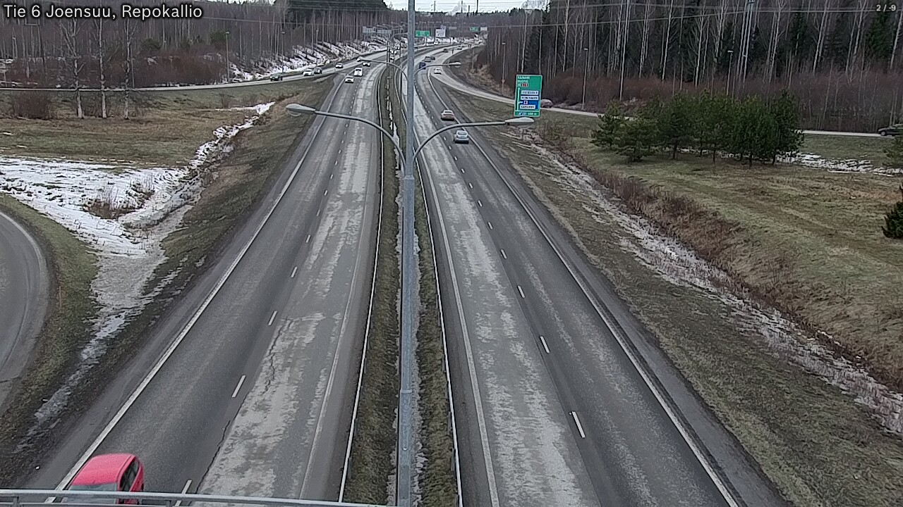 Kelikamerat Kuva Tie 6 Joensuu, Repokallio, Joensuu, Pohjois-Karjala