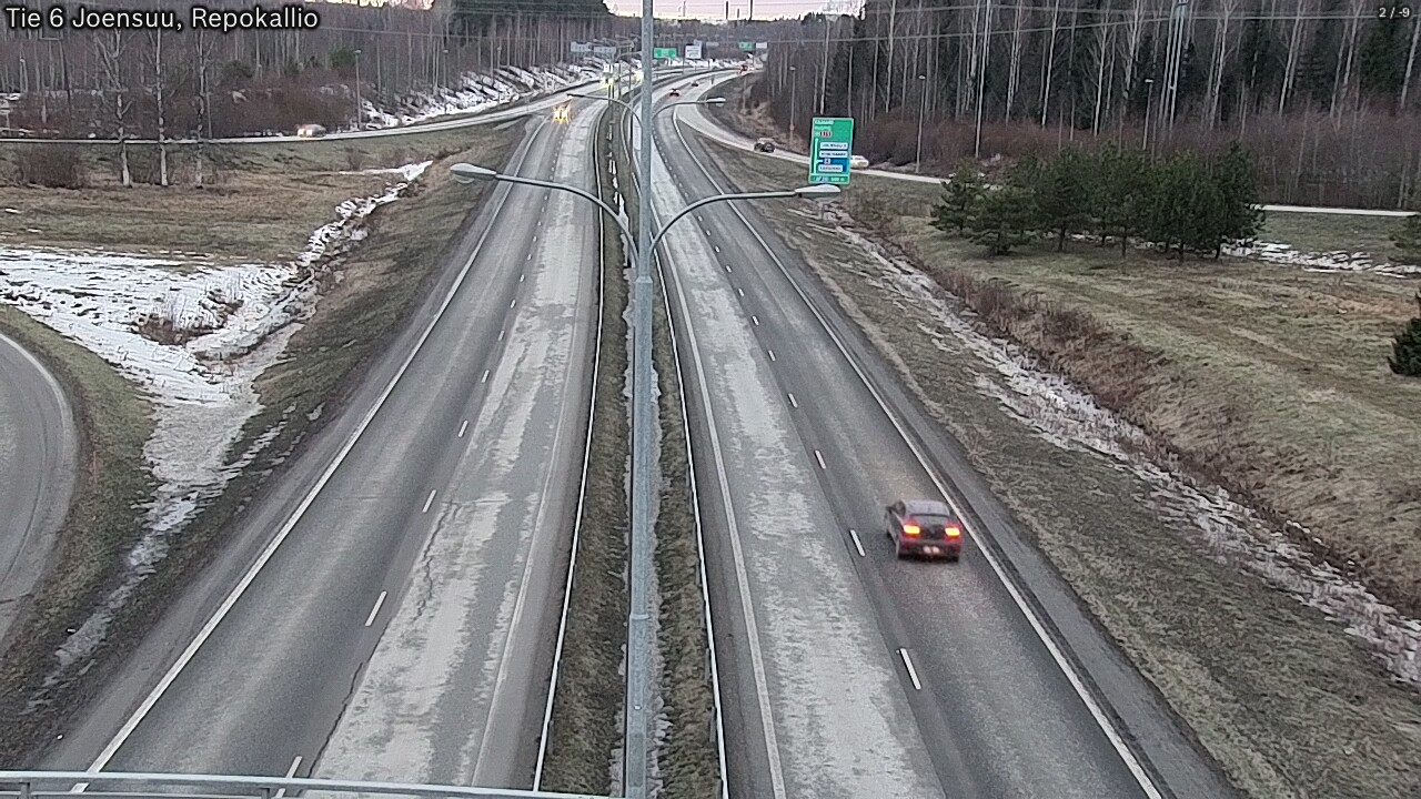 Kelikamerat Kuva Tie 6 Joensuu, Repokallio, Joensuu, Pohjois-Karjala