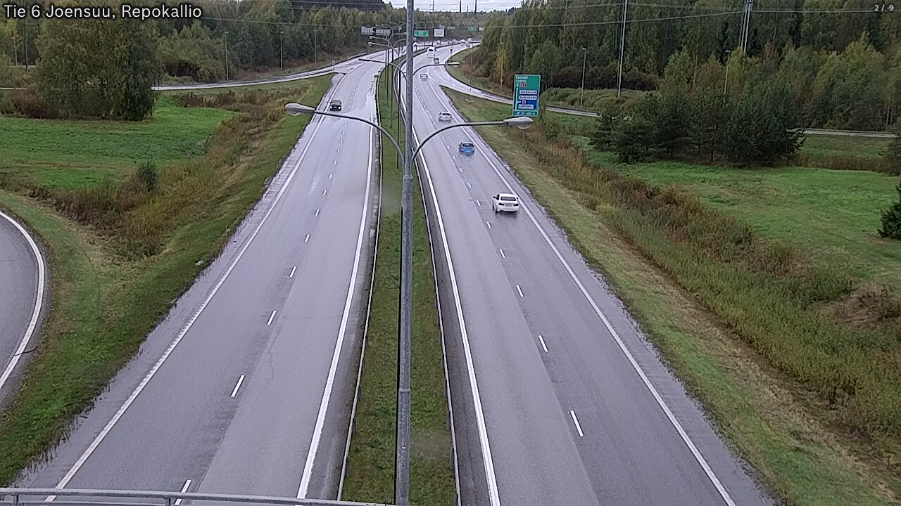 Kelikamerat Kuva Tie 6 Joensuu, Repokallio, Joensuu, Pohjois-Karjala