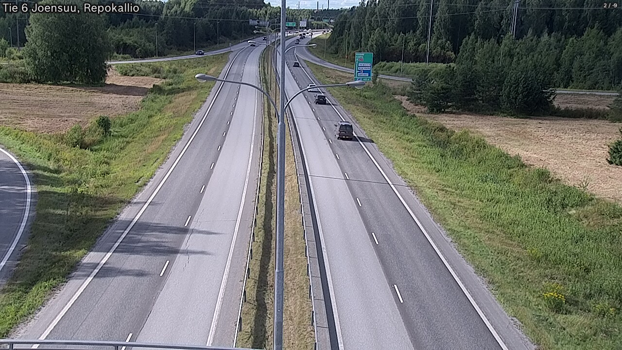Kelikamerat Kuva Tie 6 Joensuu, Repokallio, Joensuu, Pohjois-Karjala