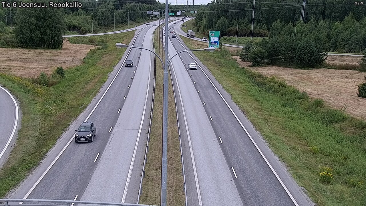 Weather Camera Image Road 6 Joensuu, Repokallio, Joensuu, Pohjois-Karjala