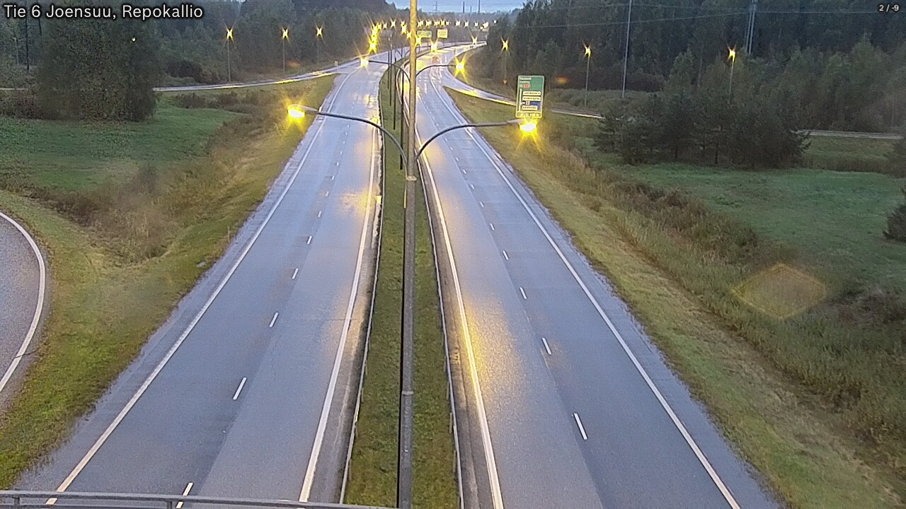Kelikamerat Kuva Tie 6 Joensuu, Repokallio, Joensuu, Pohjois-Karjala