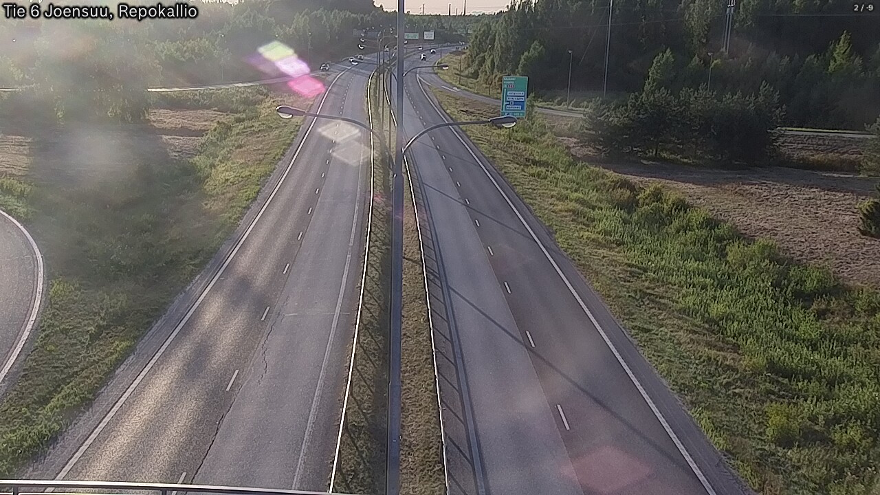 Kelikamerat Kuva Tie 6 Joensuu, Repokallio, Joensuu, Pohjois-Karjala
