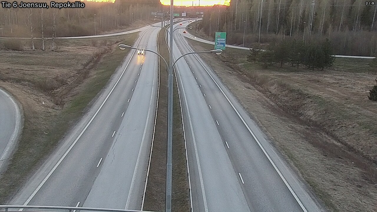Kelikamerat Kuva Tie 6 Joensuu, Repokallio, Joensuu, Pohjois-Karjala