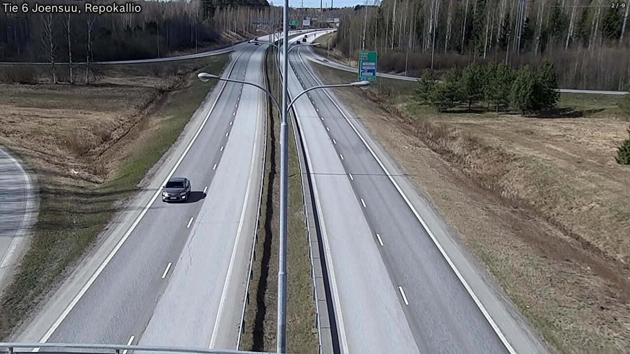 Kelikamerat Kuva Tie 6 Joensuu, Repokallio, Joensuu, Pohjois-Karjala