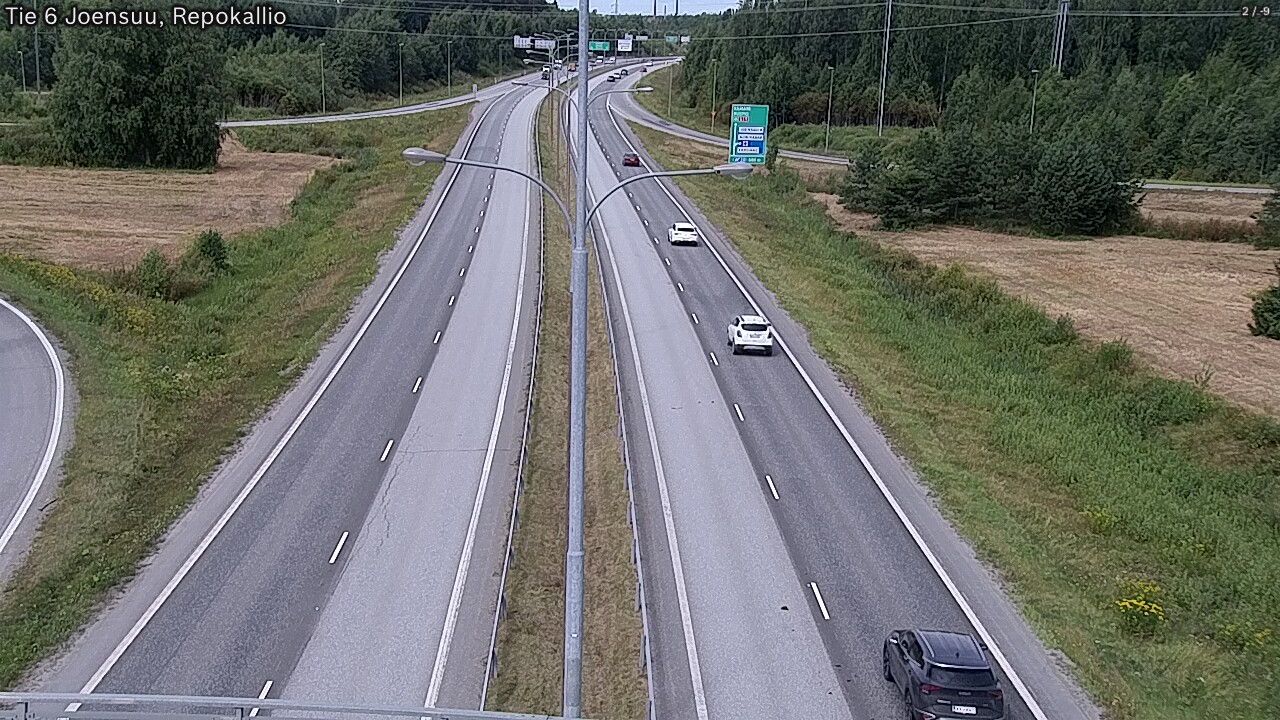 Weather Camera Image Väg 6 Joensuu, Repokallio, Joensuu, Pohjois-Karjala