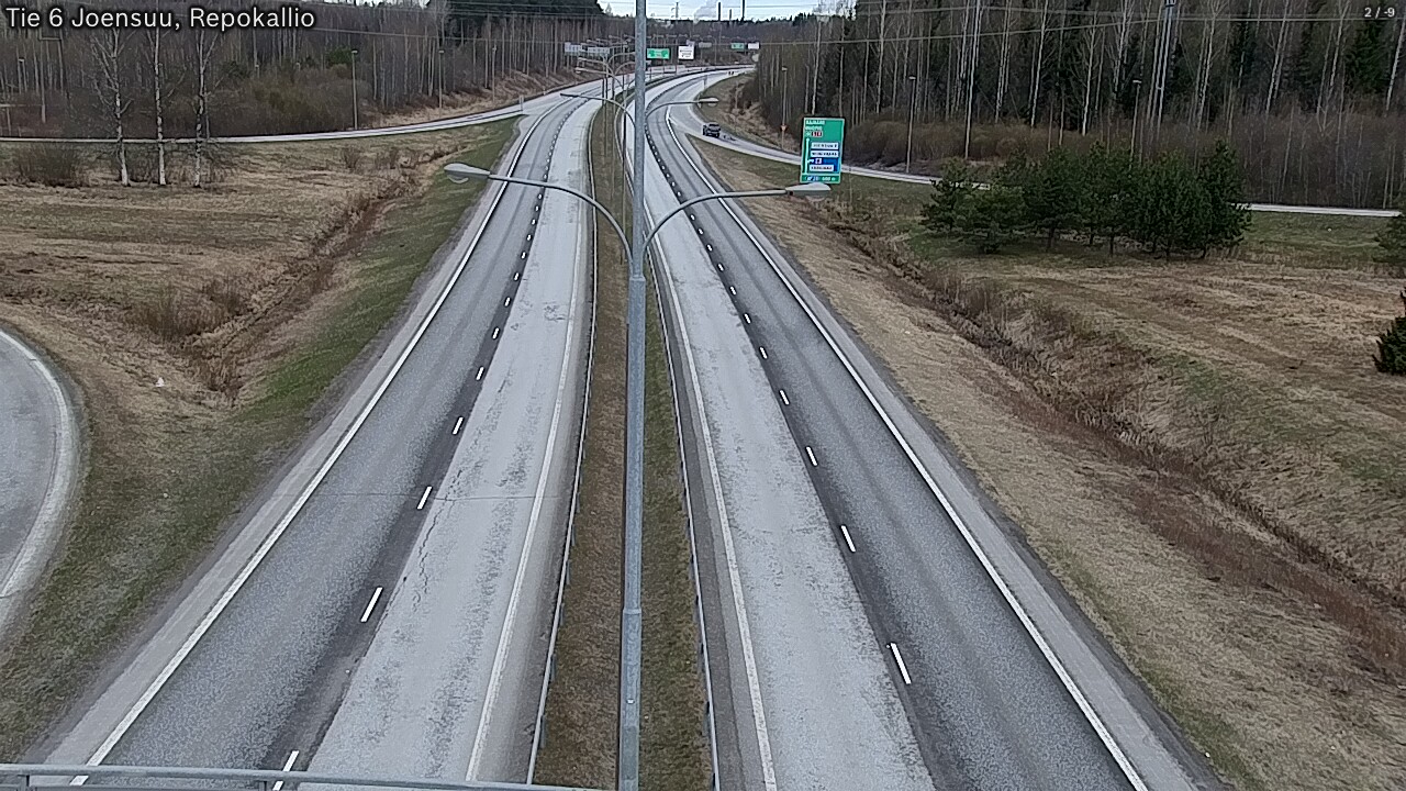 Kelikamerat Kuva Tie 6 Joensuu, Repokallio, Joensuu, Pohjois-Karjala