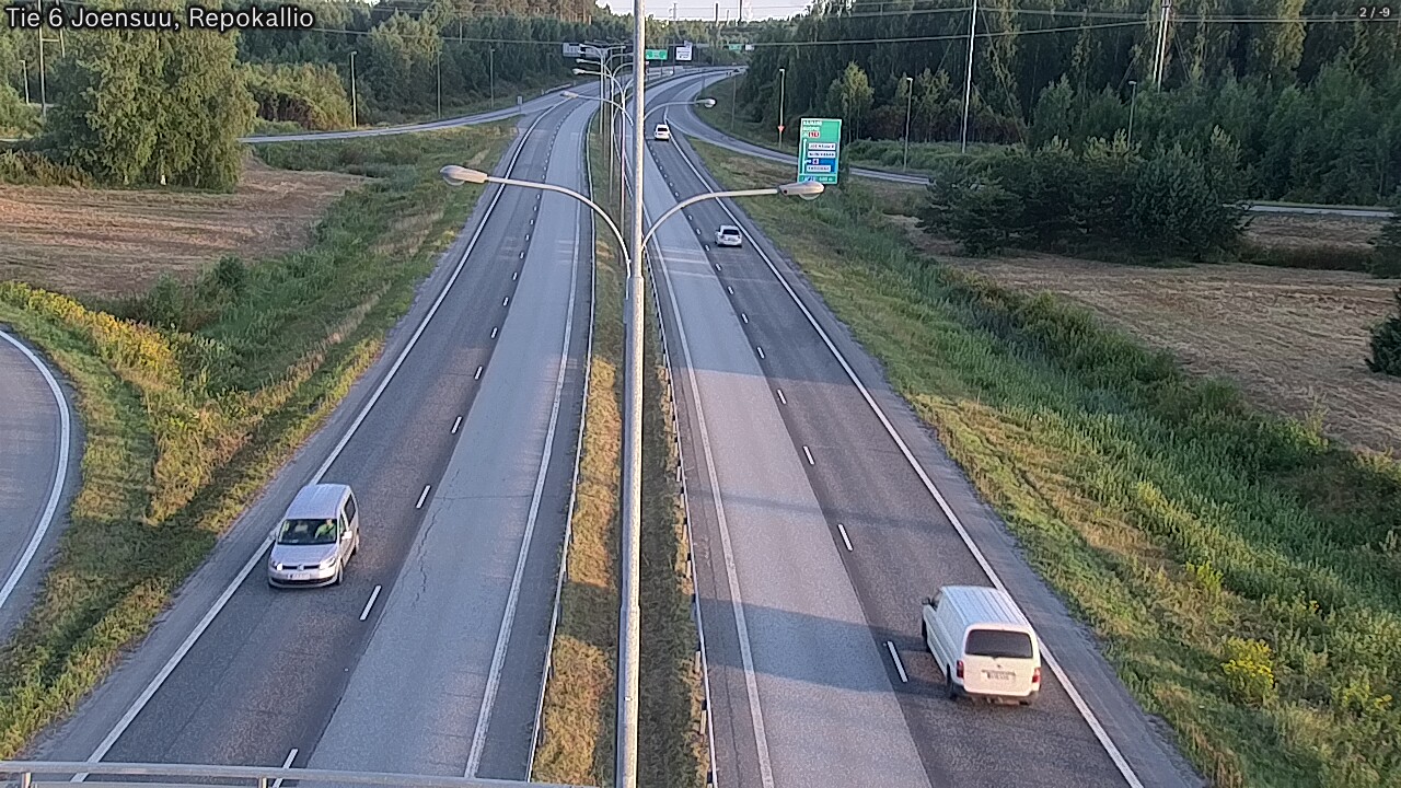 Kelikamerat Kuva Tie 6 Joensuu, Repokallio, Joensuu, Pohjois-Karjala