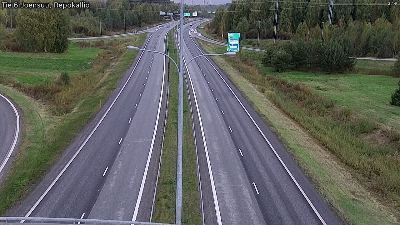 Kelikamerat Kuva Tie 6 Joensuu, Repokallio, Joensuu, Pohjois-Karjala