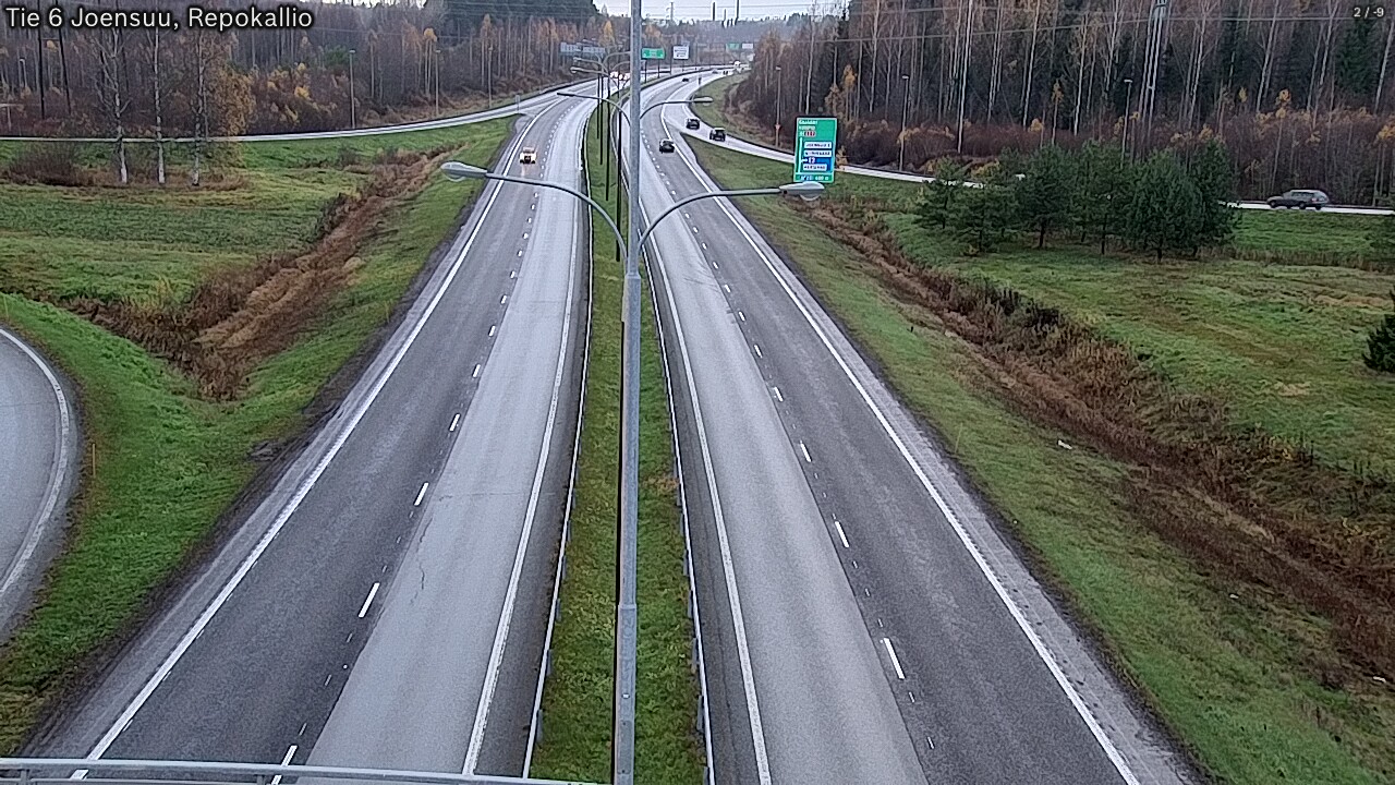 Kelikamerat Kuva Tie 6 Joensuu, Repokallio, Joensuu, Pohjois-Karjala