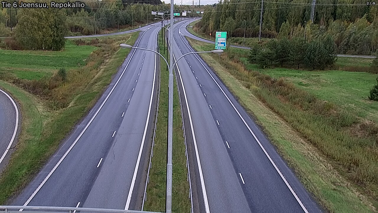 Weather Camera Image Road 6 Joensuu, Repokallio, Joensuu, Pohjois-Karjala