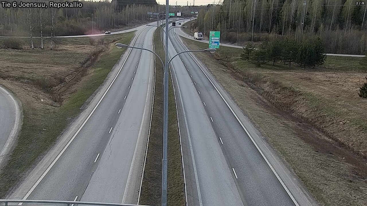 Kelikamerat Kuva Tie 6 Joensuu, Repokallio, Joensuu, Pohjois-Karjala