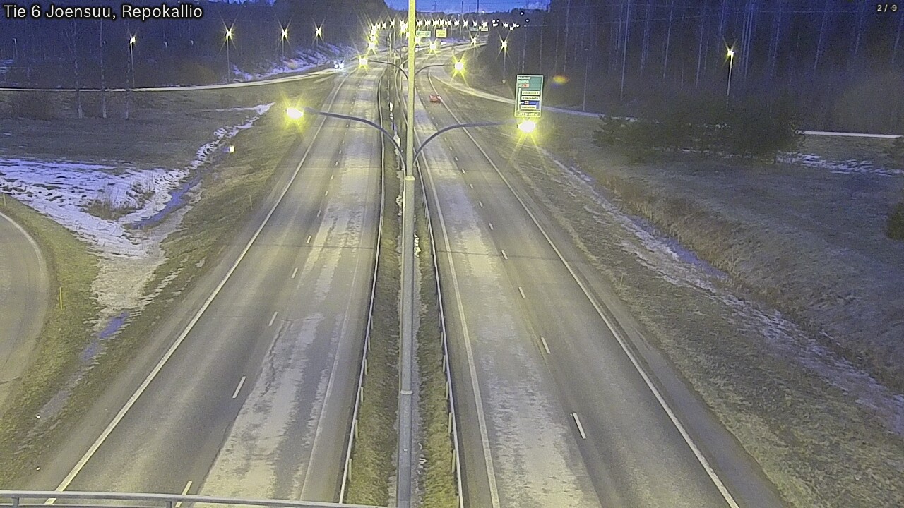 Kelikamerat Kuva Tie 6 Joensuu, Repokallio, Joensuu, Pohjois-Karjala