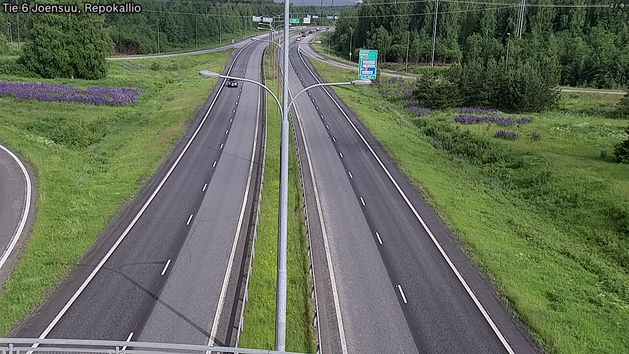 Kelikamerat Kuva Tie 6 Joensuu, Repokallio, Joensuu, Pohjois-Karjala