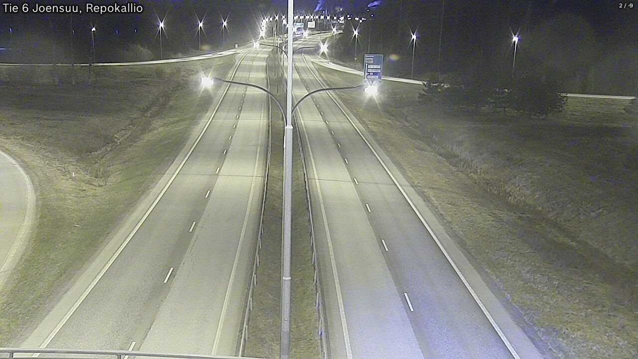 Weather Camera Image Väg 6 Joensuu, Repokallio, Joensuu, Pohjois-Karjala