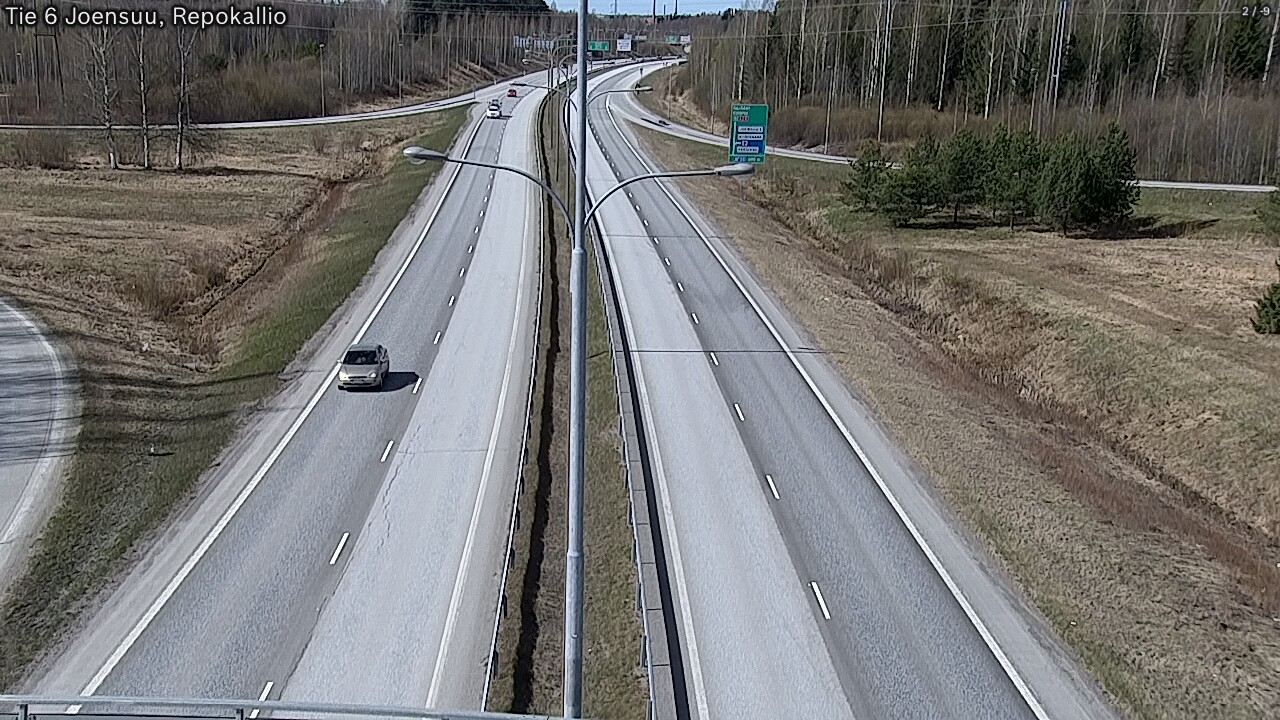 Kelikamerat Kuva Tie 6 Joensuu, Repokallio, Joensuu, Pohjois-Karjala
