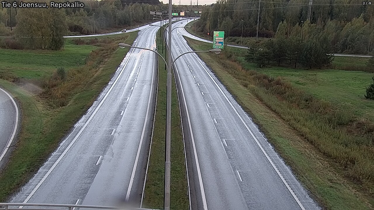 Weather Camera Image Road 6 Joensuu, Repokallio, Joensuu, Pohjois-Karjala