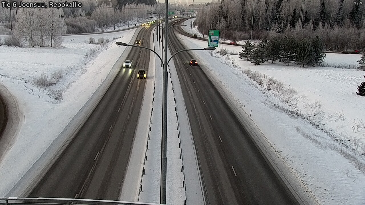 Kelikamerat Kuva Tie 6 Joensuu, Repokallio, Joensuu, Pohjois-Karjala