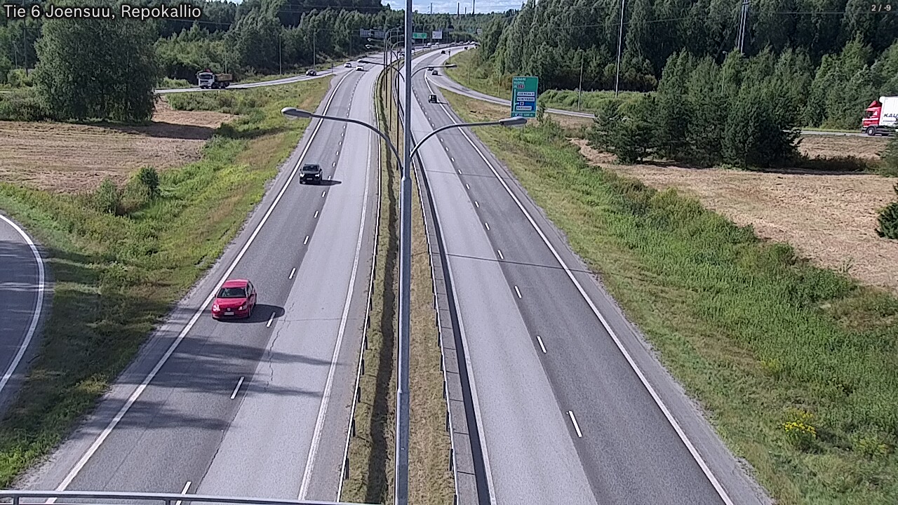 Kelikamerat Kuva Tie 6 Joensuu, Repokallio, Joensuu, Pohjois-Karjala