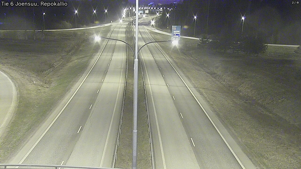 Weather Camera Image Väg 6 Joensuu, Repokallio, Joensuu, Pohjois-Karjala