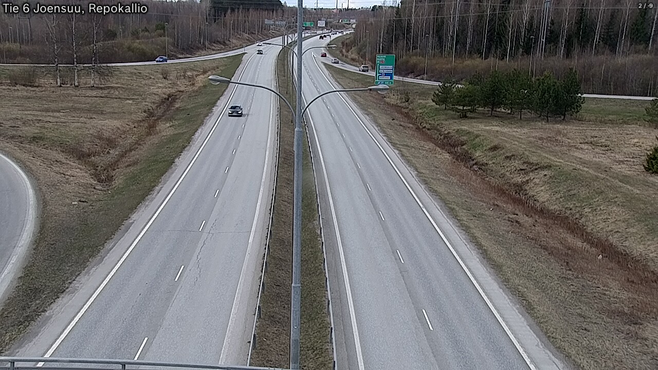 Kelikamerat Kuva Tie 6 Joensuu, Repokallio, Joensuu, Pohjois-Karjala