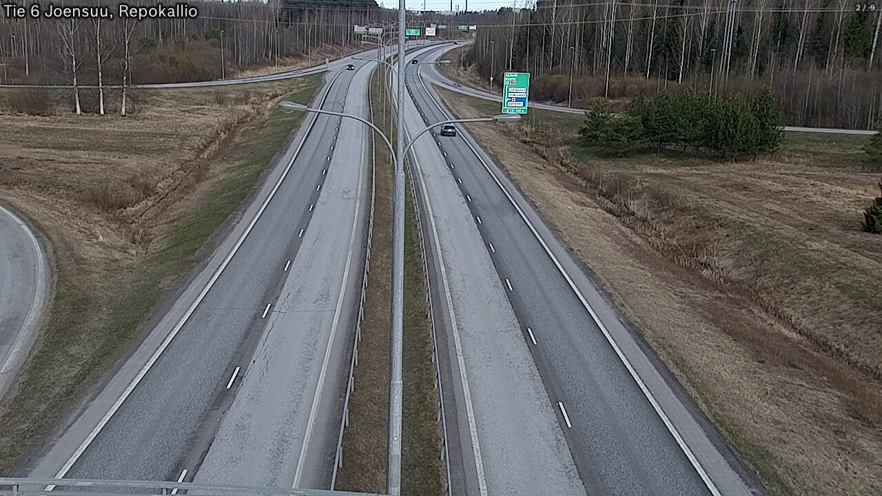 Kelikamerat Kuva Tie 6 Joensuu, Repokallio, Joensuu, Pohjois-Karjala