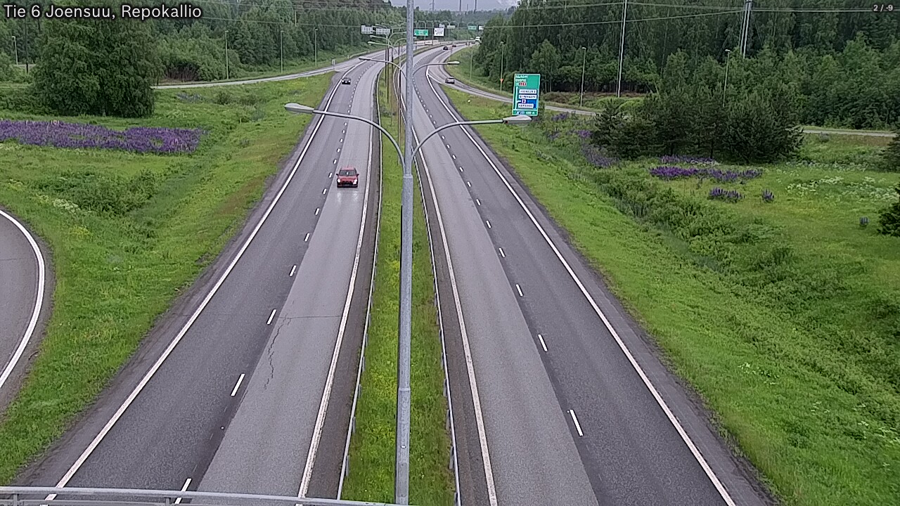 Kelikamerat Kuva Tie 6 Joensuu, Repokallio, Joensuu, Pohjois-Karjala
