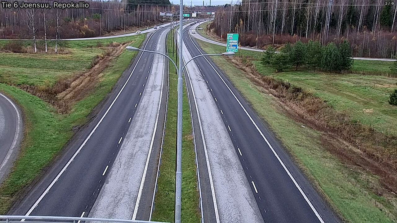 Kelikamerat Kuva Tie 6 Joensuu, Repokallio, Joensuu, Pohjois-Karjala