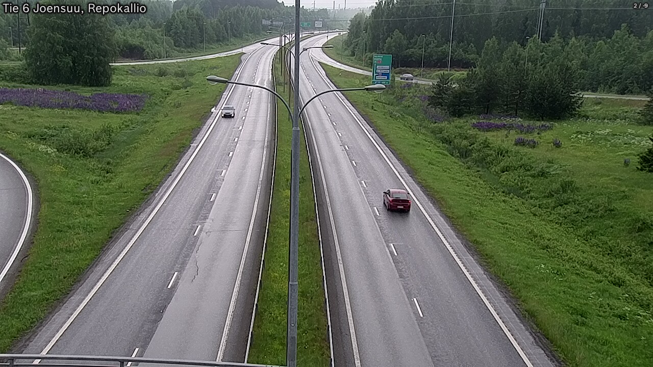 Kelikamerat Kuva Tie 6 Joensuu, Repokallio, Joensuu, Pohjois-Karjala