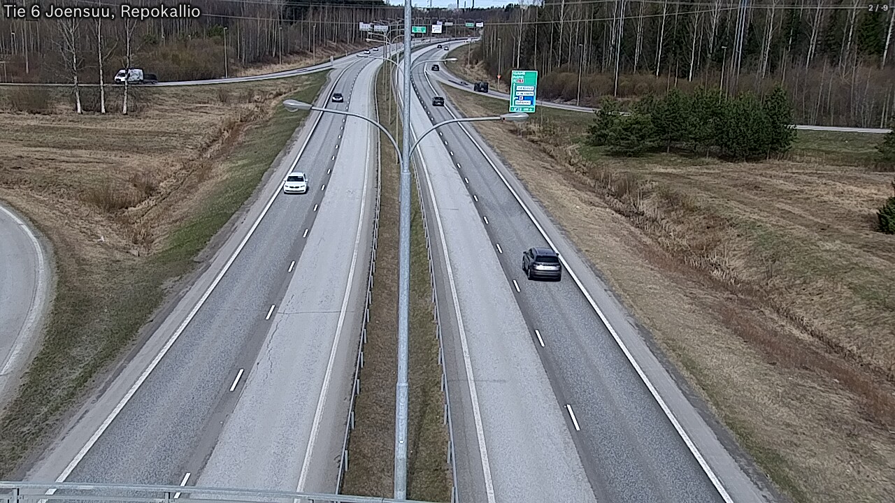 Kelikamerat Kuva Tie 6 Joensuu, Repokallio, Joensuu, Pohjois-Karjala