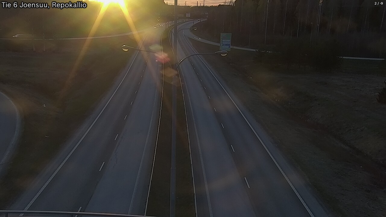 Kelikamerat Kuva Tie 6 Joensuu, Repokallio, Joensuu, Pohjois-Karjala