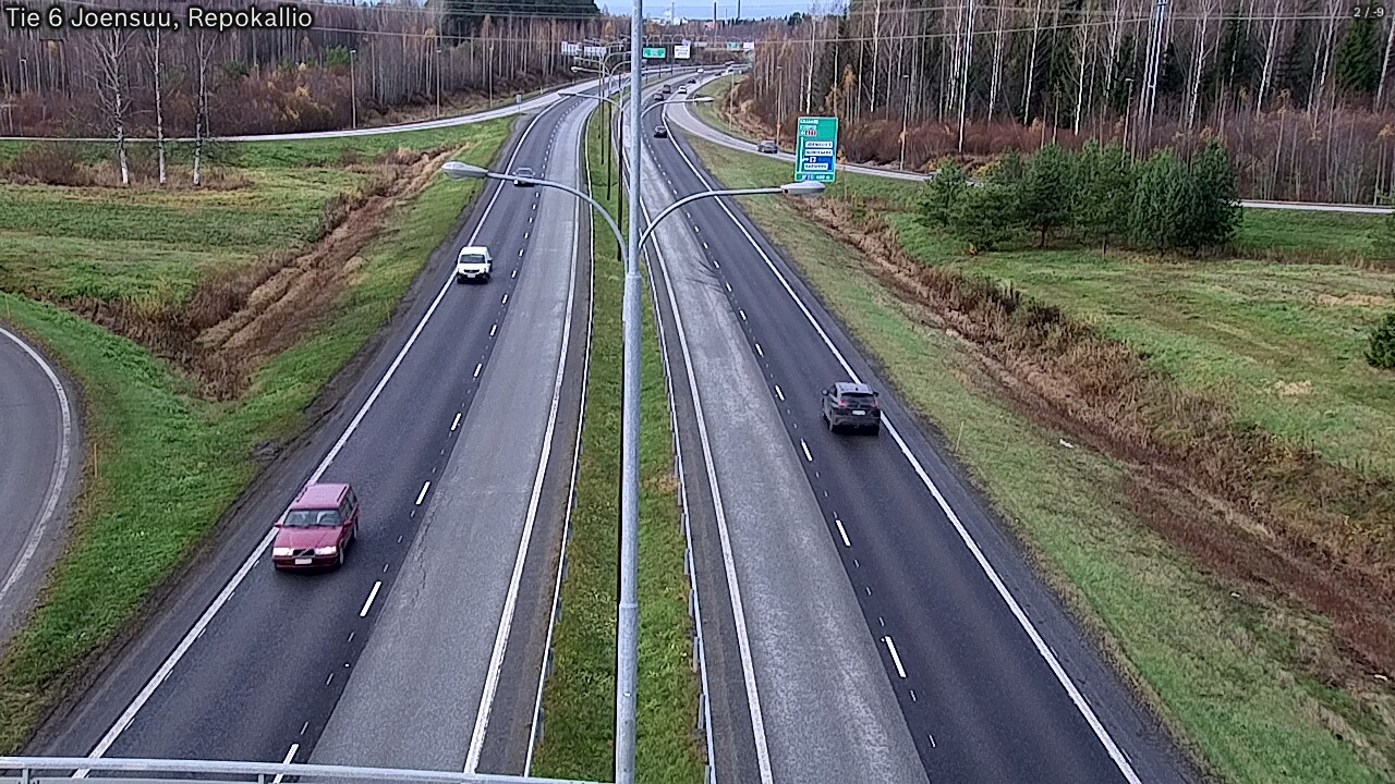 Kelikamerat Kuva Tie 6 Joensuu, Repokallio, Joensuu, Pohjois-Karjala