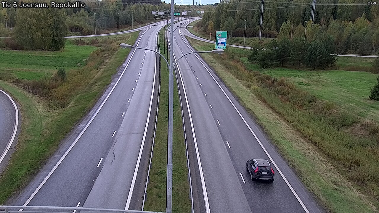 Weather Camera Image Road 6 Joensuu, Repokallio, Joensuu, Pohjois-Karjala