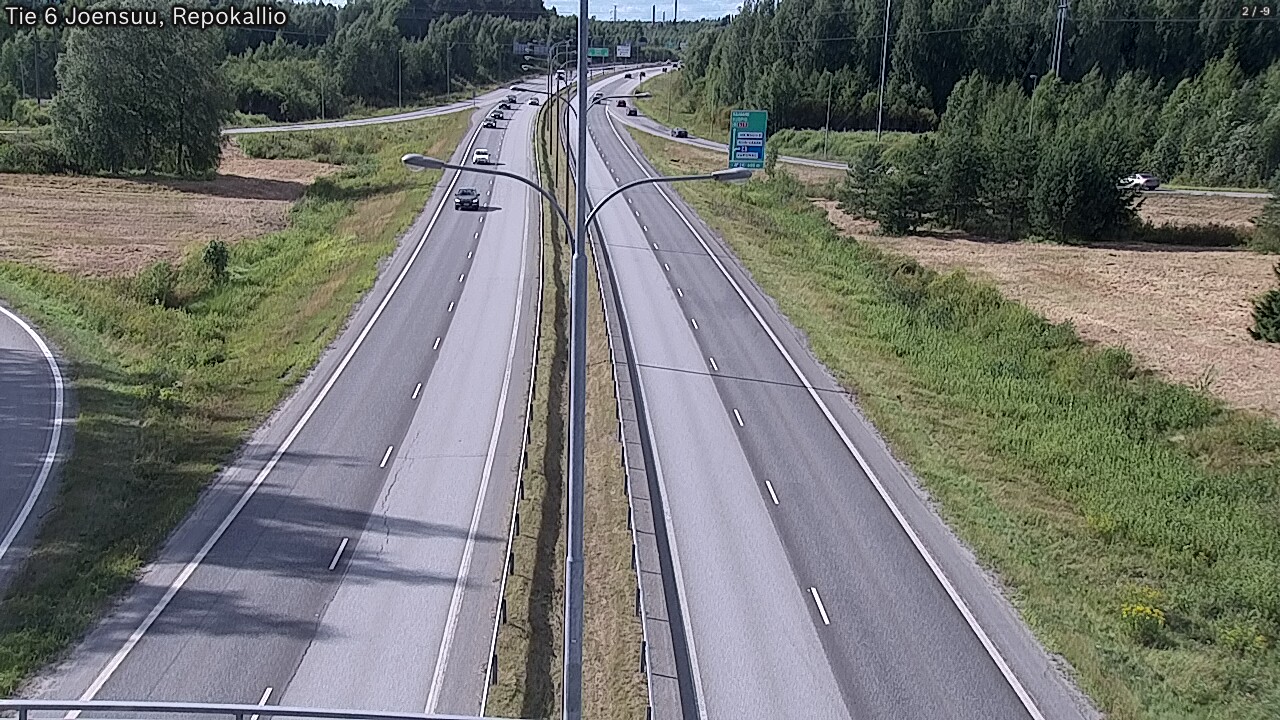 Kelikamerat Kuva Tie 6 Joensuu, Repokallio, Joensuu, Pohjois-Karjala