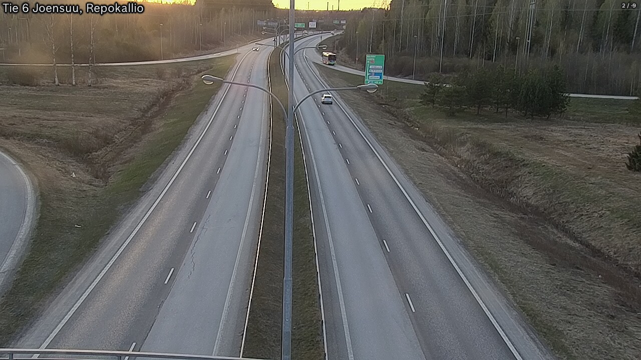 Kelikamerat Kuva Tie 6 Joensuu, Repokallio, Joensuu, Pohjois-Karjala