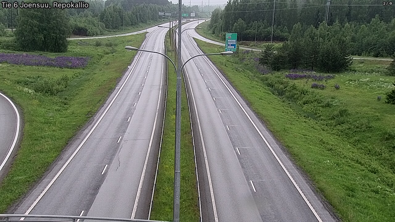 Kelikamerat Kuva Tie 6 Joensuu, Repokallio, Joensuu, Pohjois-Karjala