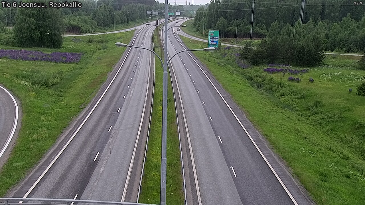 Kelikamerat Kuva Tie 6 Joensuu, Repokallio, Joensuu, Pohjois-Karjala