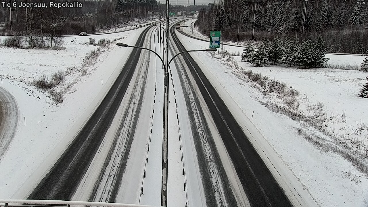 Kelikamerat Kuva Tie 6 Joensuu, Repokallio, Joensuu, Pohjois-Karjala