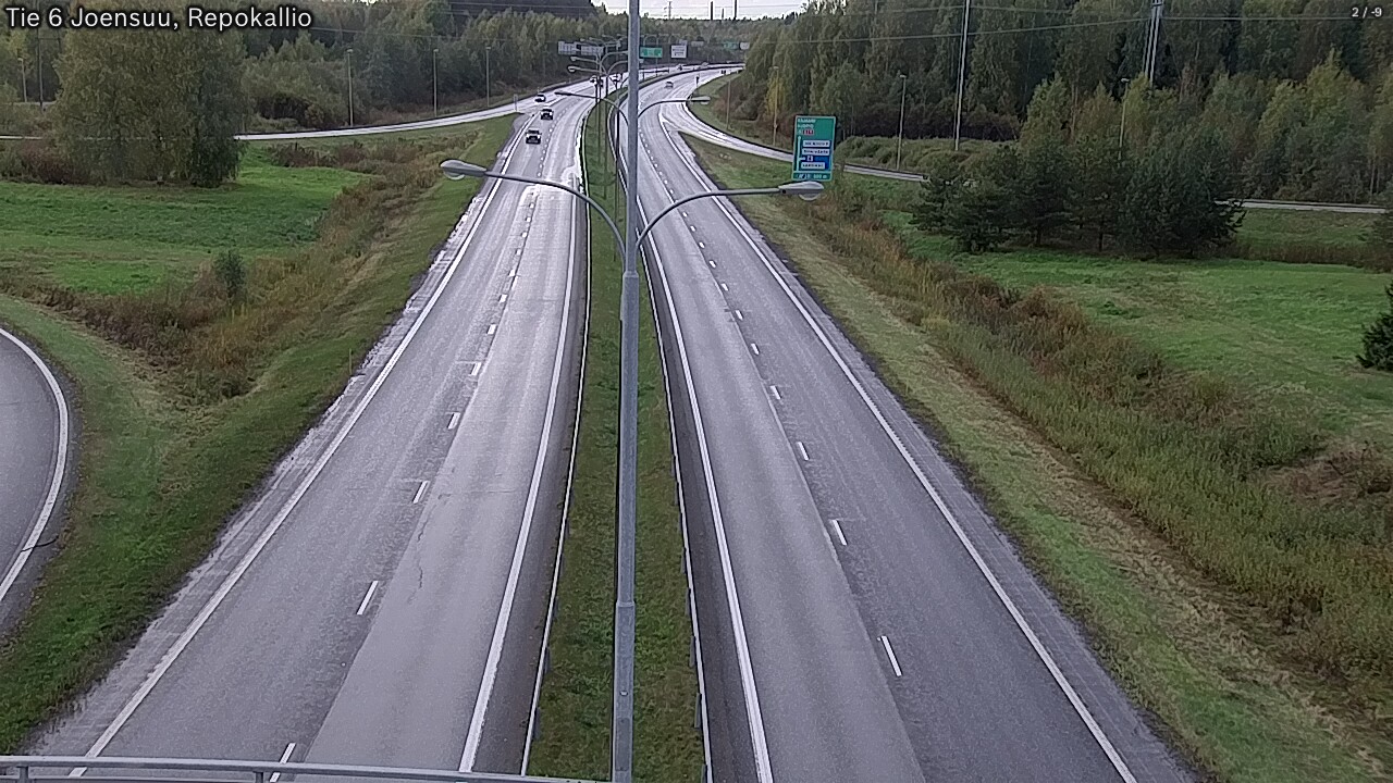 Kelikamerat Kuva Tie 6 Joensuu, Repokallio, Joensuu, Pohjois-Karjala