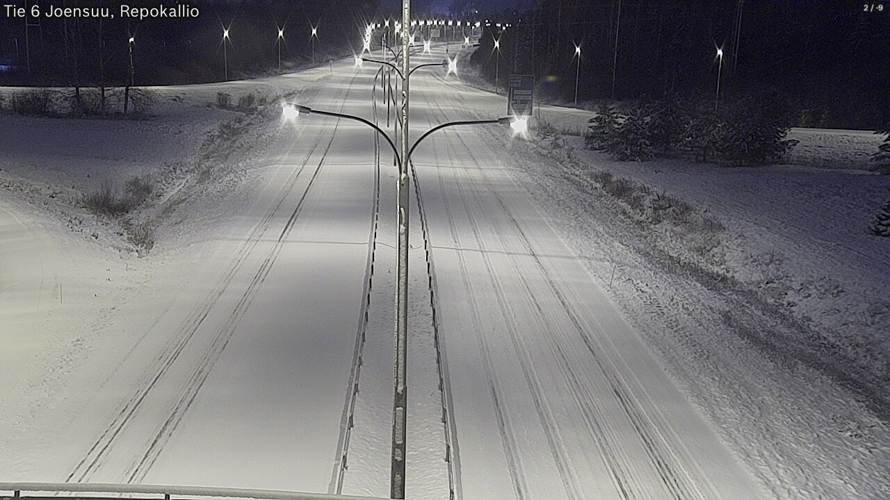 Kelikamerat Kuva Tie 6 Joensuu, Repokallio, Joensuu, Pohjois-Karjala